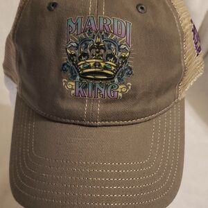 Mardi King Embroidered Cap‎